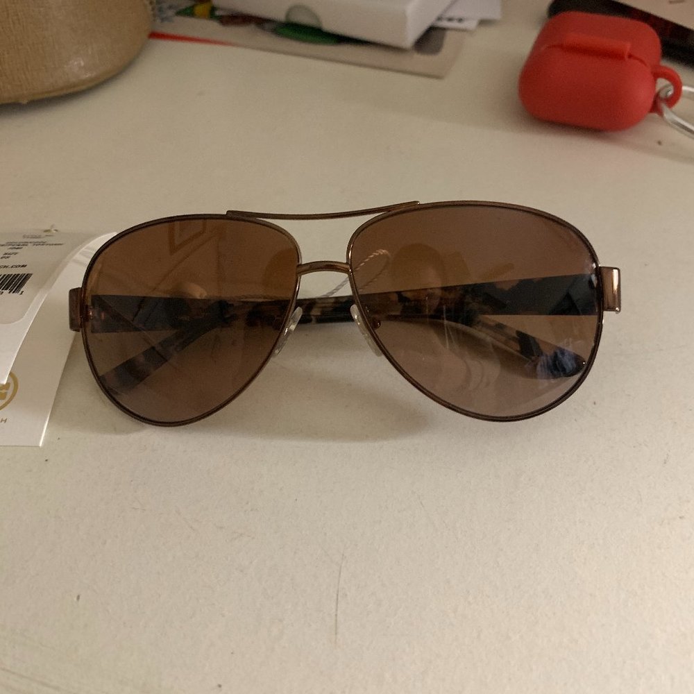 Tory Burch Bronze Aviator Sunglasses